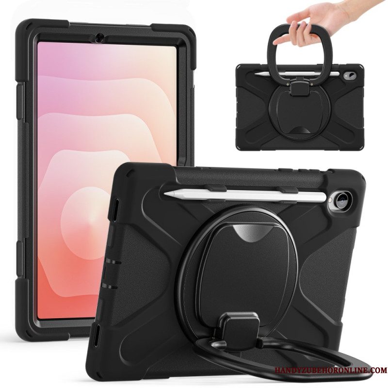 Hoesje Samsung Galaxy Tab S11 Drievoudige Bescherming Met Ringhouder Bescherming Hoesje