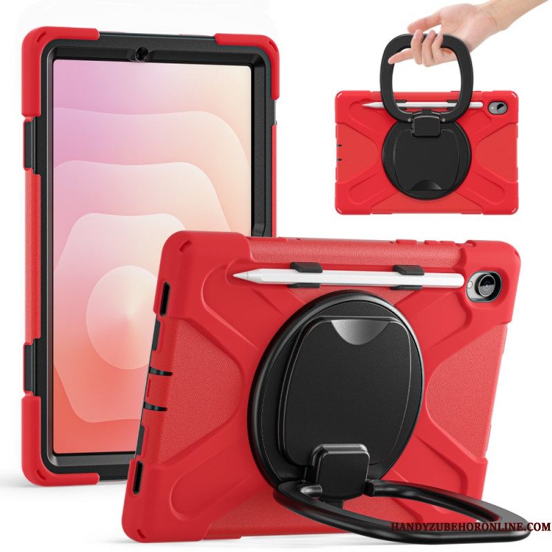 Hoesje Samsung Galaxy Tab S11 Drievoudige Bescherming Met Ringhouder Bescherming Hoesje