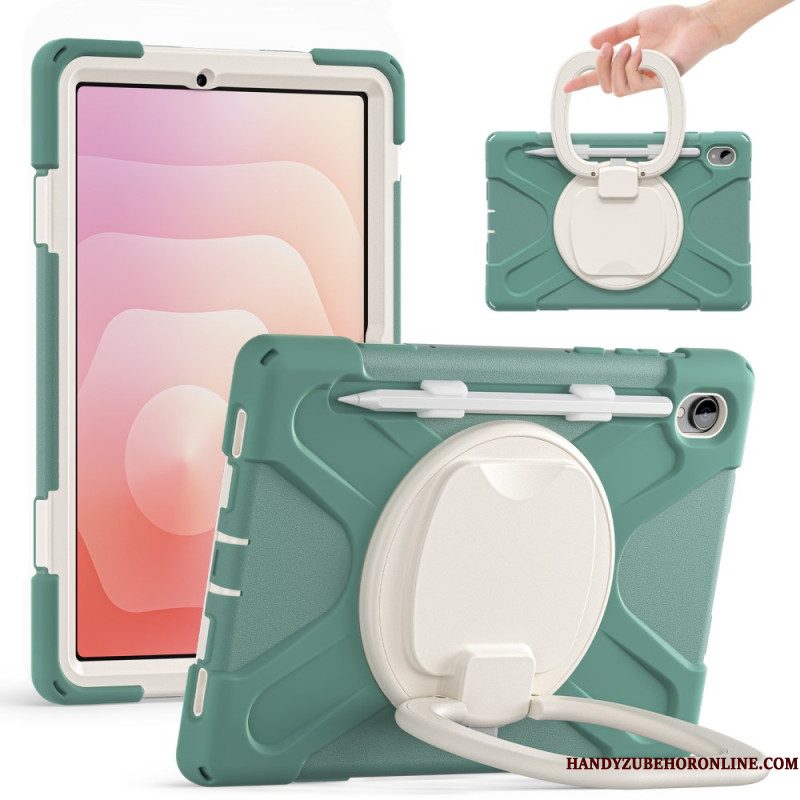 Hoesje Samsung Galaxy Tab S11 Drievoudige Bescherming Met Ringhouder Bescherming Hoesje