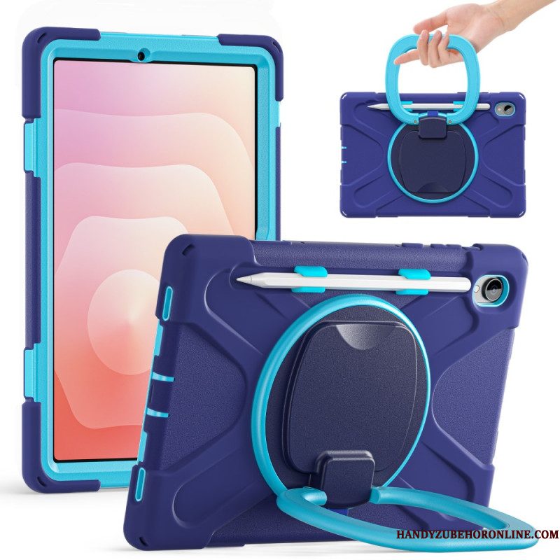 Hoesje Samsung Galaxy Tab S11 Drievoudige Bescherming Met Ringhouder Bescherming Hoesje