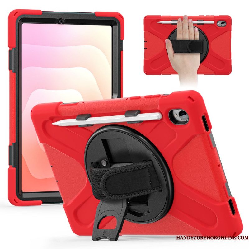 Hoesje Samsung Galaxy Tab S11 Ultra Duurzaam Met Stylushouder En Schouderriem Band