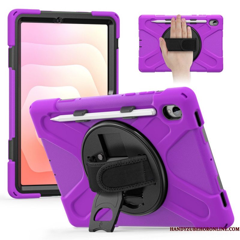 Hoesje Samsung Galaxy Tab S11 Ultra Duurzaam Met Stylushouder En Schouderriem Band