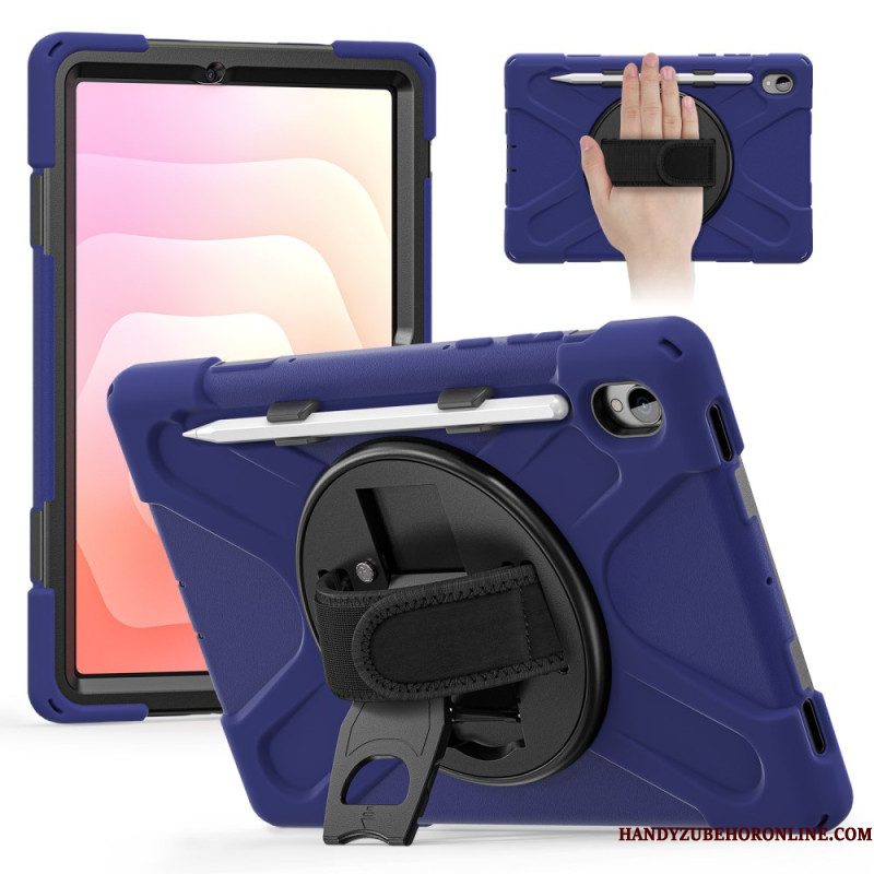 Hoesje Samsung Galaxy Tab S11 Ultra Duurzaam Met Stylushouder En Schouderriem Band
