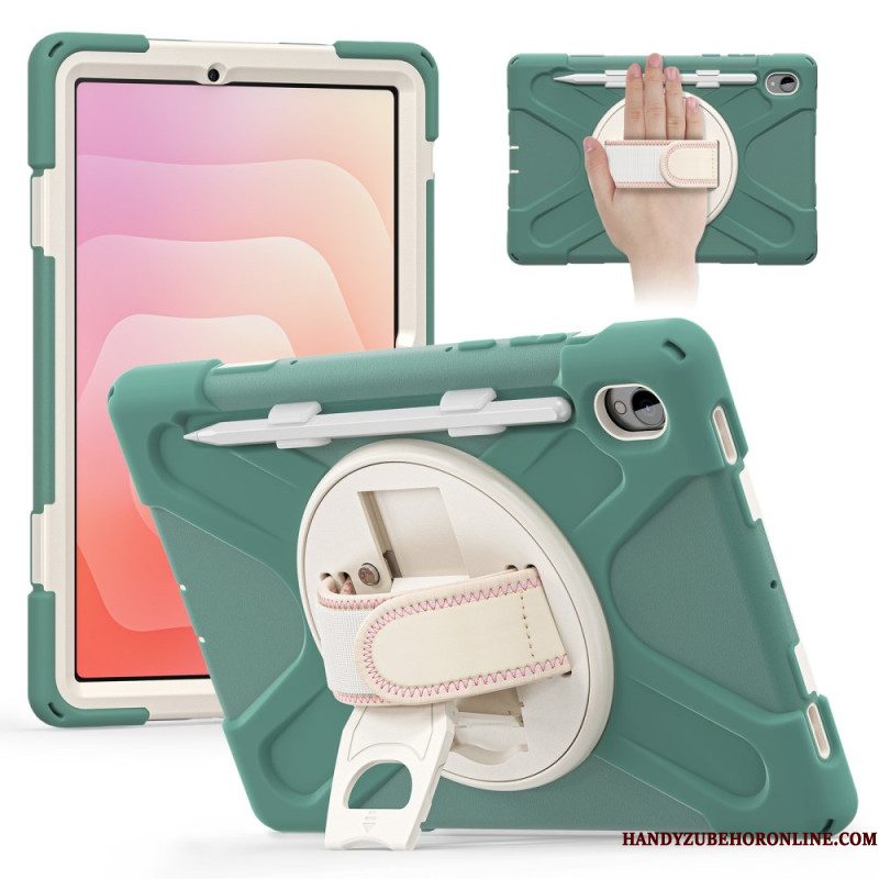 Hoesje Samsung Galaxy Tab S11 Ultra Duurzaam Met Stylushouder En Schouderriem Band
