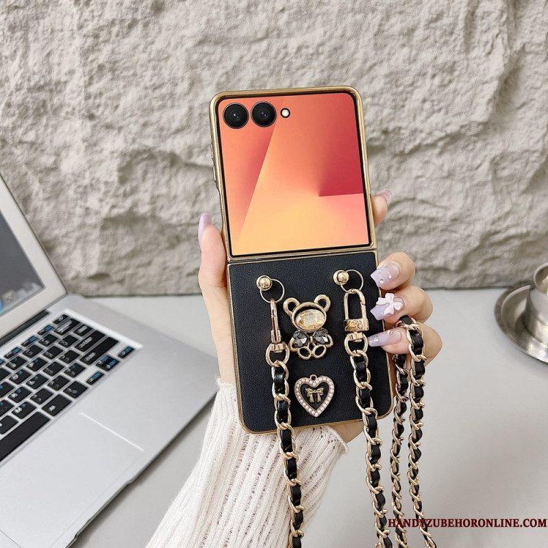 Hoesje Samsung Galaxy Z Flip 7 Bedel En Riem