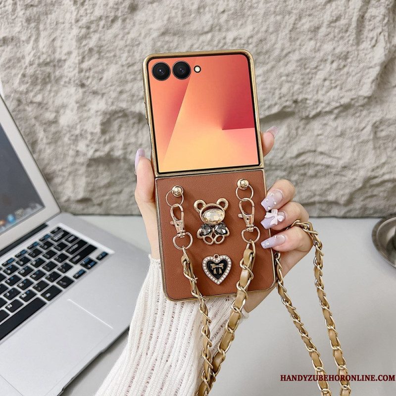 Hoesje Samsung Galaxy Z Flip 7 Bedel En Riem