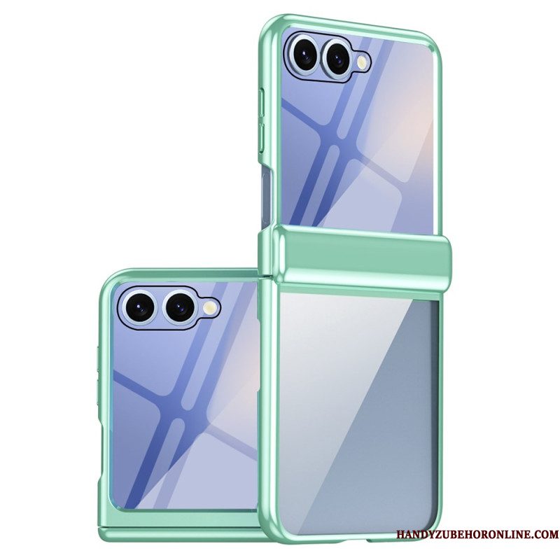 Hoesje Samsung Galaxy Z Flip 7 Bescherming Voor Scharnieren Met Metaaleffect