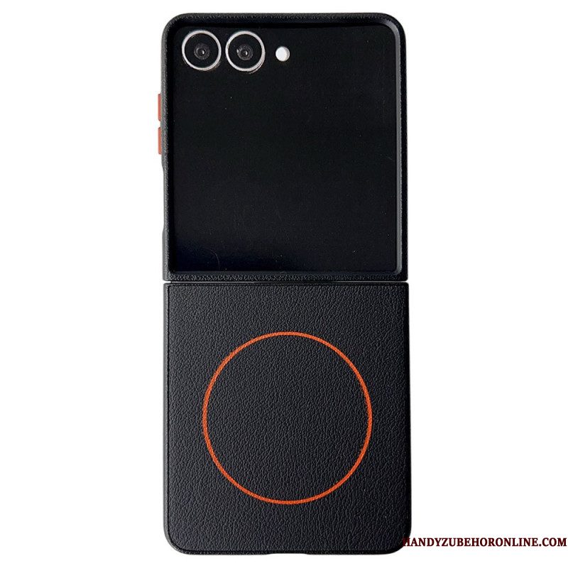 Hoesje Samsung Galaxy Z Flip 7 Compatibel Met Magsafe Orange Ring
