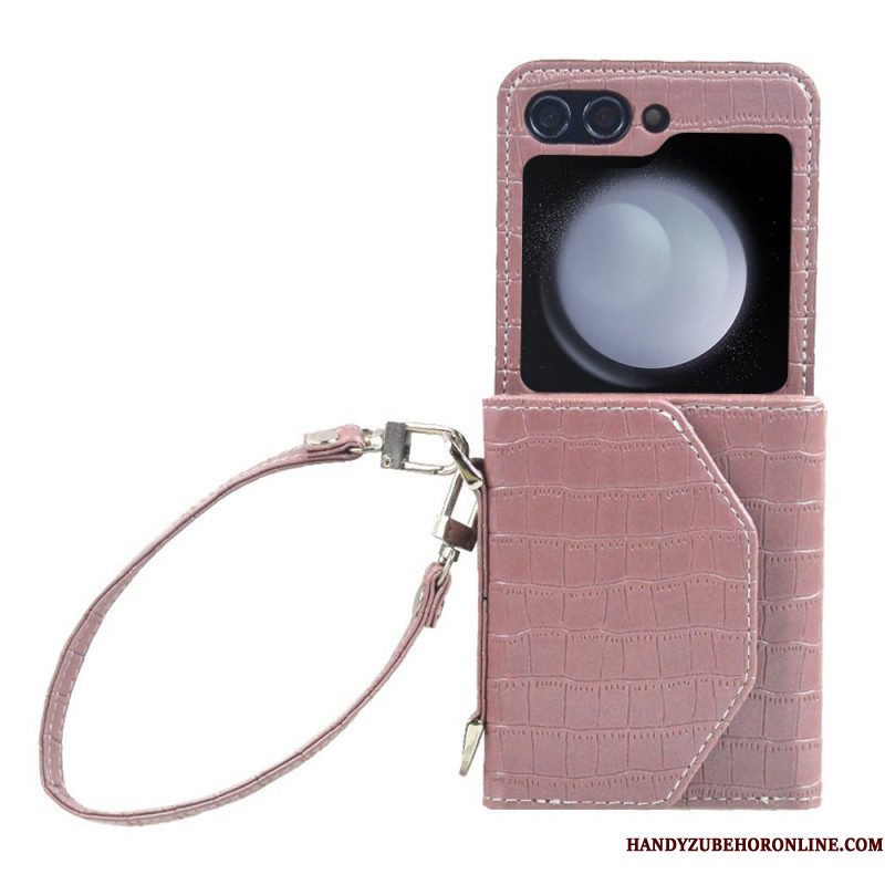 Hoesje Samsung Galaxy Z Flip 7 Fe Bamboe Textuur