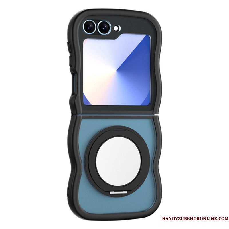 Hoesje Samsung Galaxy Z Flip 7 Fe Draaibare Standaard En Ingebouwde Spiegel Bescherming Hoesje