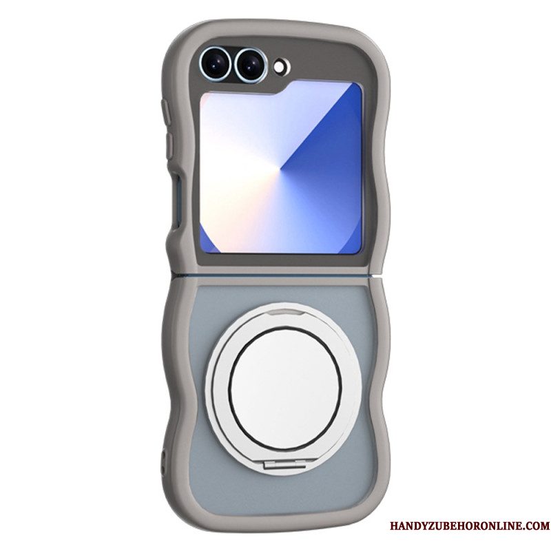 Hoesje Samsung Galaxy Z Flip 7 Fe Draaibare Standaard En Ingebouwde Spiegel Bescherming Hoesje