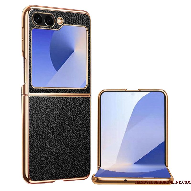 Hoesje Samsung Galaxy Z Flip 7 Fe Echt Leer