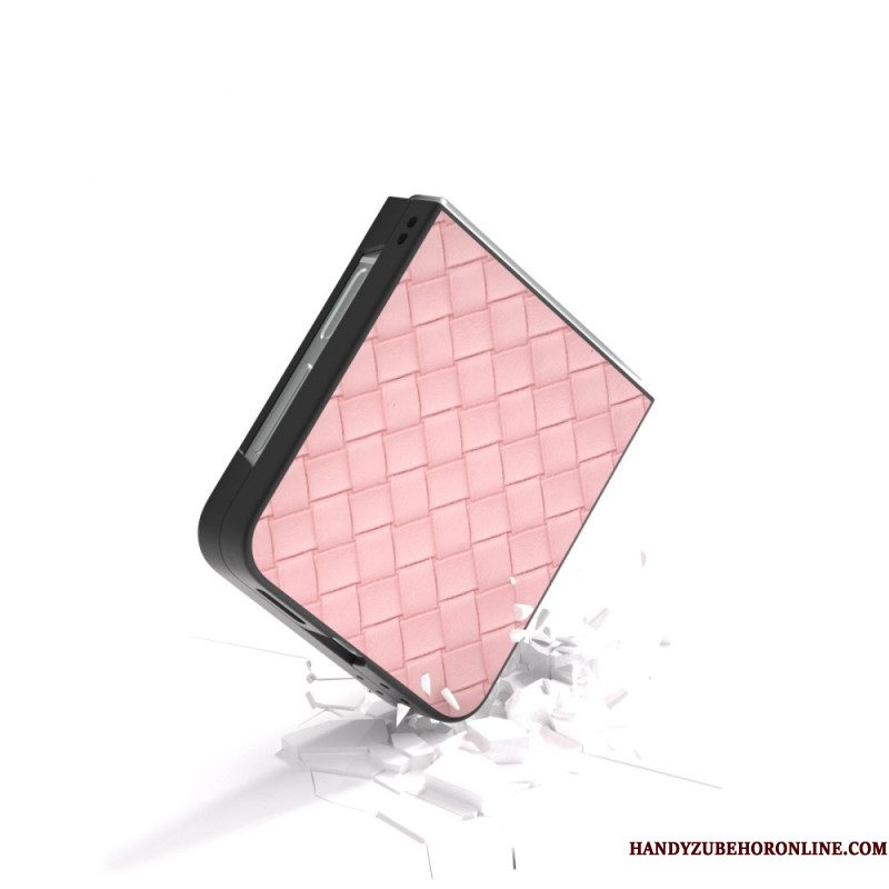 Hoesje Samsung Galaxy Z Flip 7 Fe Geweven Textuur