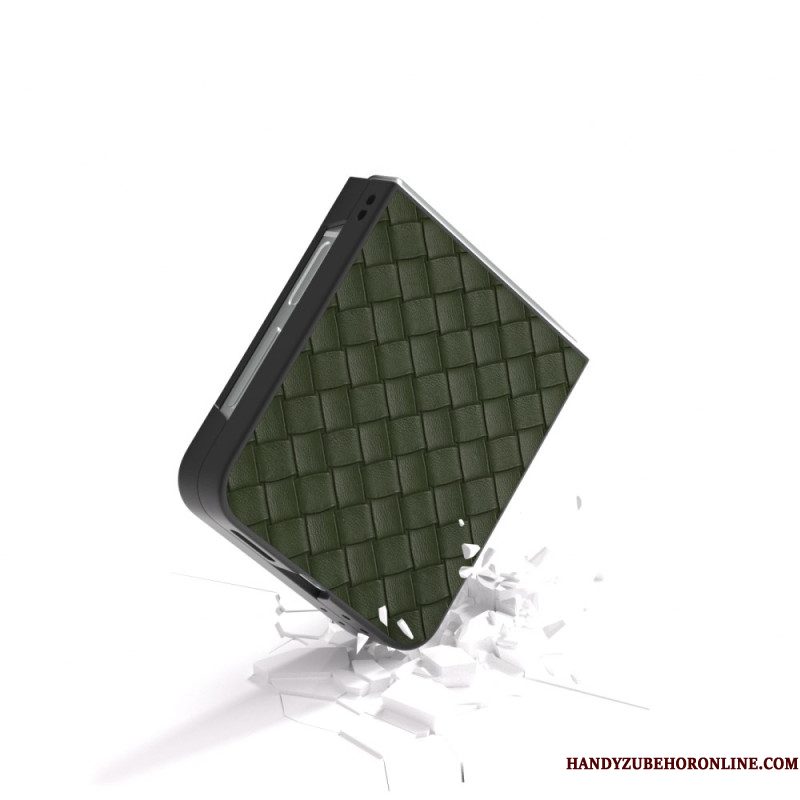 Hoesje Samsung Galaxy Z Flip 7 Fe Geweven Textuur