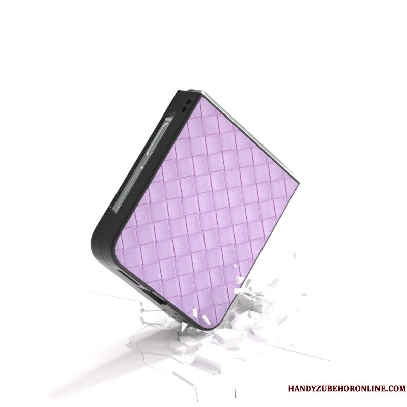 Hoesje Samsung Galaxy Z Flip 7 Fe Geweven Textuur