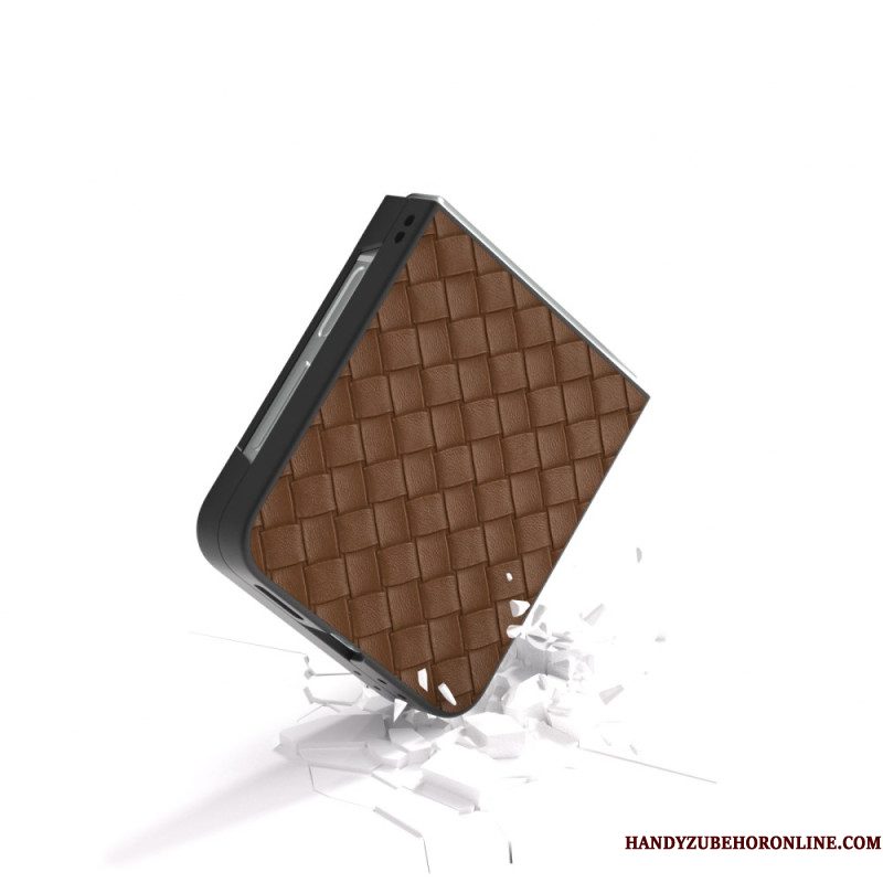 Hoesje Samsung Galaxy Z Flip 7 Fe Geweven Textuur