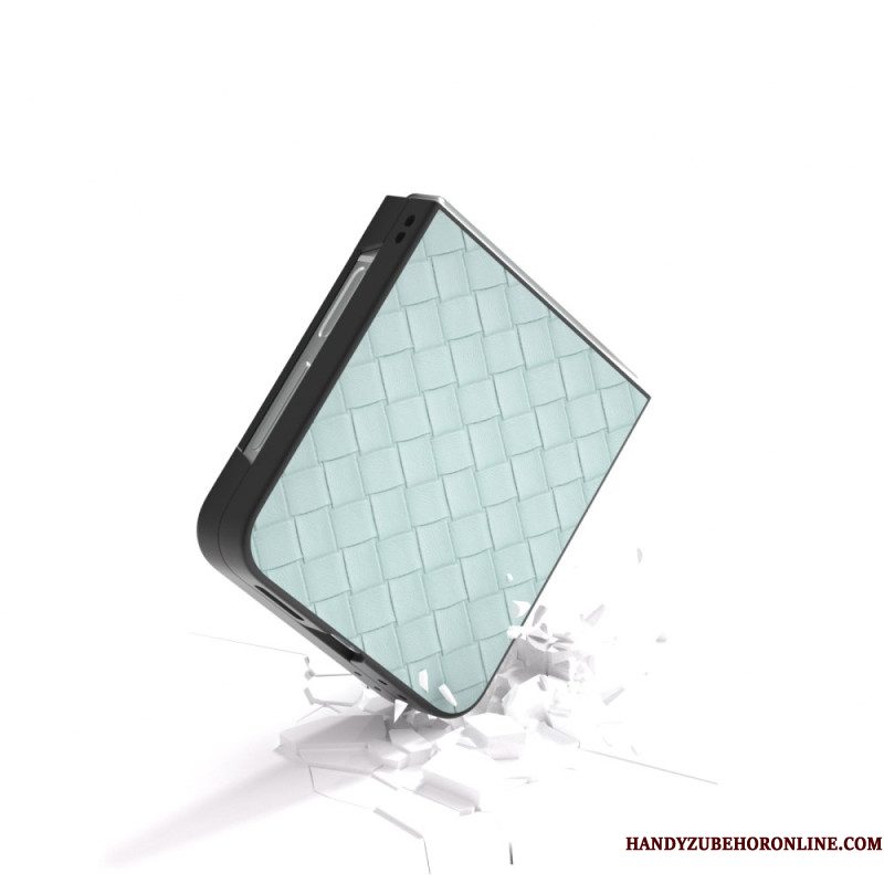 Hoesje Samsung Galaxy Z Flip 7 Fe Geweven Textuur