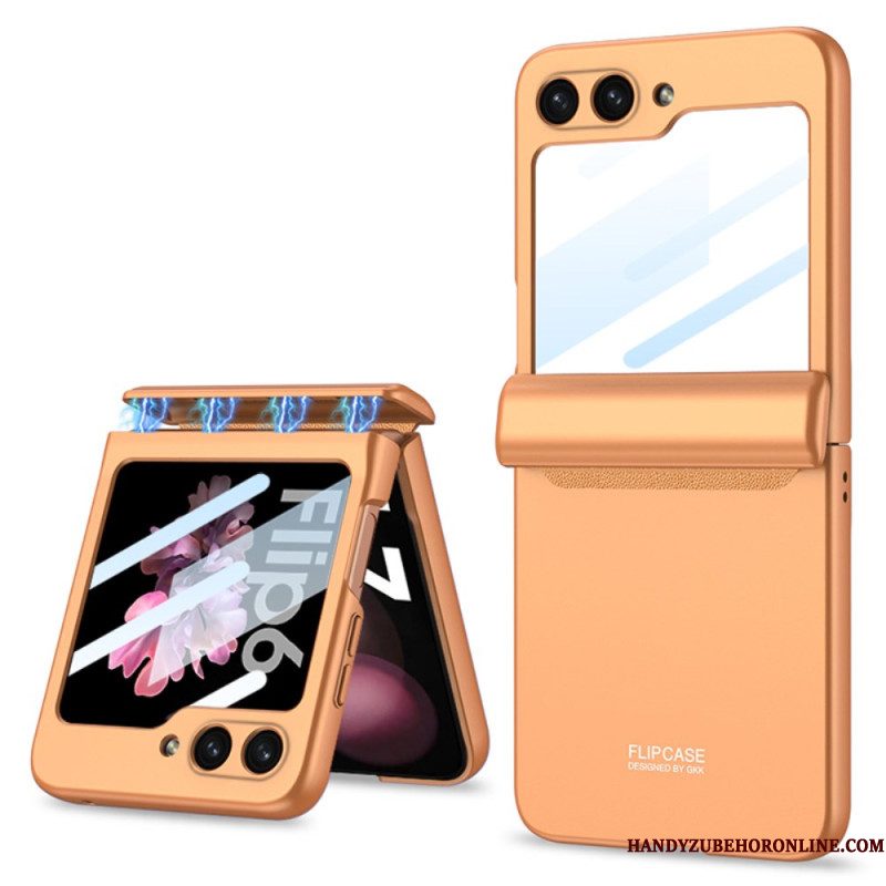 Hoesje Samsung Galaxy Z Flip 7 Fe Gkk Magnetisch Scharnier En Kleine Schermbeschermer Bescherming Hoesje