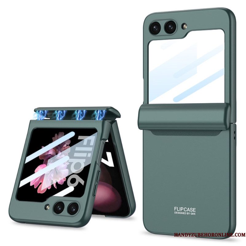 Hoesje Samsung Galaxy Z Flip 7 Fe Gkk Magnetisch Scharnier En Kleine Schermbeschermer Bescherming Hoesje