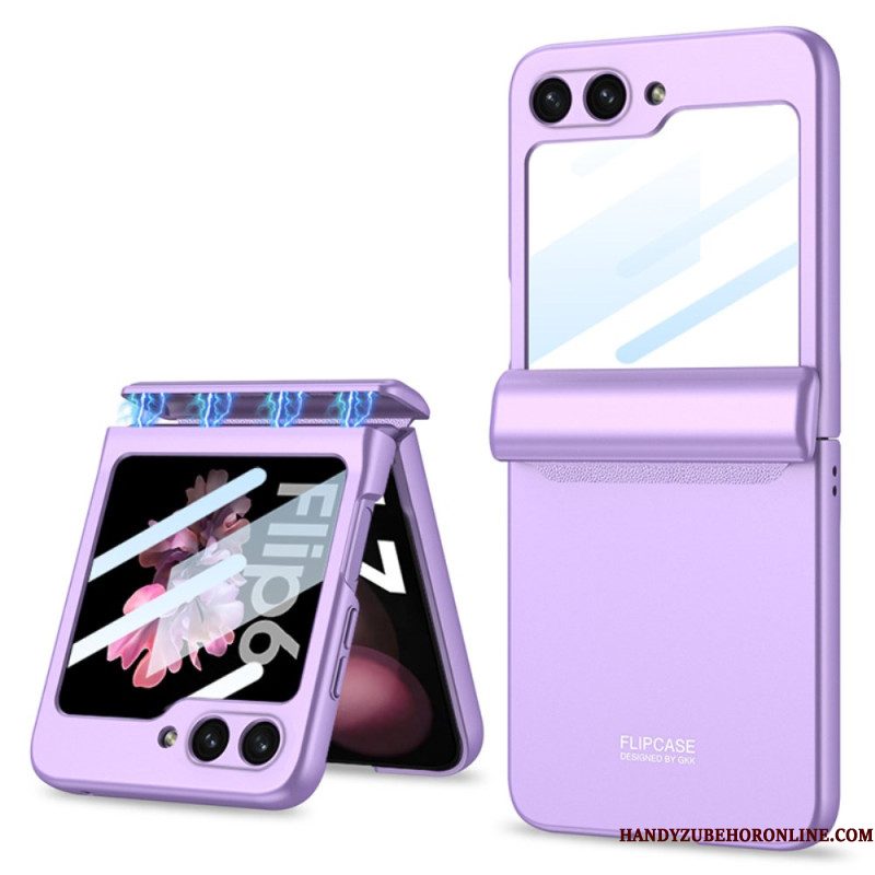 Hoesje Samsung Galaxy Z Flip 7 Fe Gkk Magnetisch Scharnier En Kleine Schermbeschermer Bescherming Hoesje