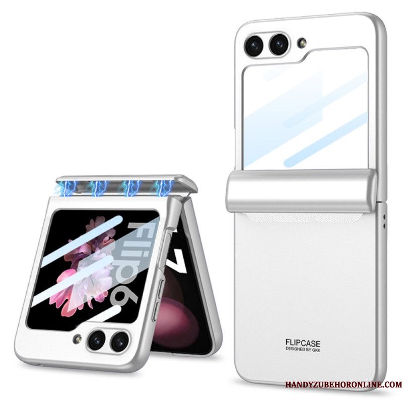 Hoesje Samsung Galaxy Z Flip 7 Fe Gkk Magnetisch Scharnier En Kleine Schermbeschermer Bescherming Hoesje