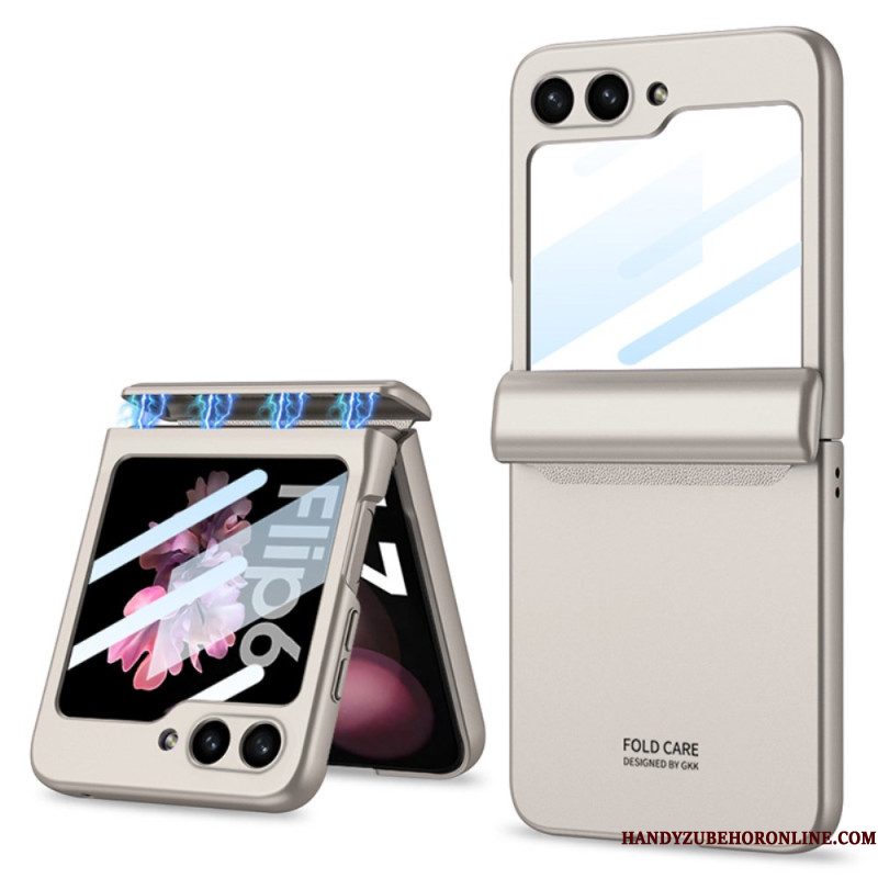 Hoesje Samsung Galaxy Z Flip 7 Fe Gkk Magnetisch Scharnier En Kleine Schermbeschermer Bescherming Hoesje
