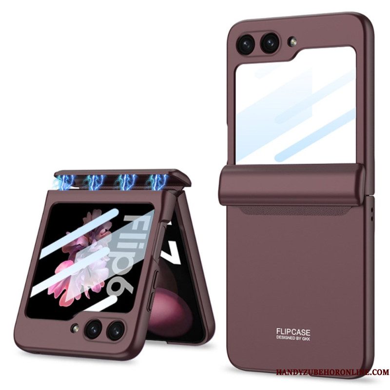 Hoesje Samsung Galaxy Z Flip 7 Fe Gkk Magnetisch Scharnier En Kleine Schermbeschermer Bescherming Hoesje