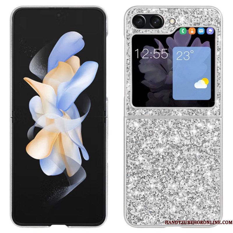 Hoesje Samsung Galaxy Z Flip 7 Fe Glitter Afwerking