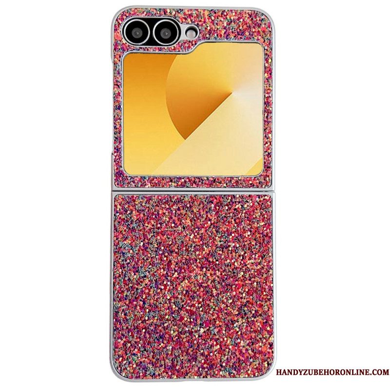 Hoesje Samsung Galaxy Z Flip 7 Fe Glitterdesign