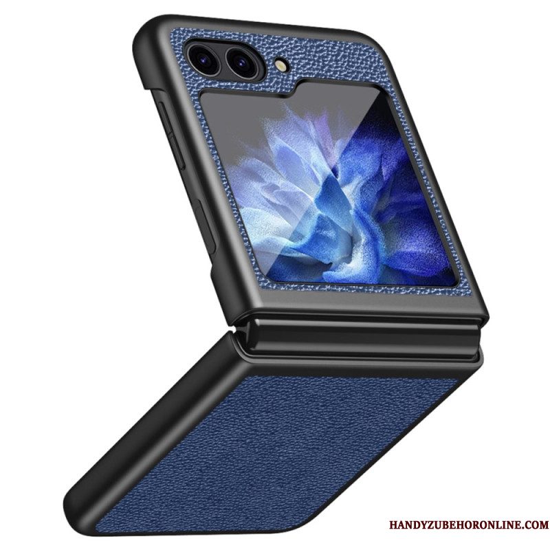 Hoesje Samsung Galaxy Z Flip 7 Fe Imitatie Lychee Leer