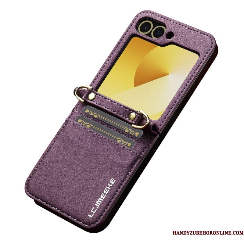 Hoesje Samsung Galaxy Z Flip 7 Fe Kaarthouder En Lange Riem