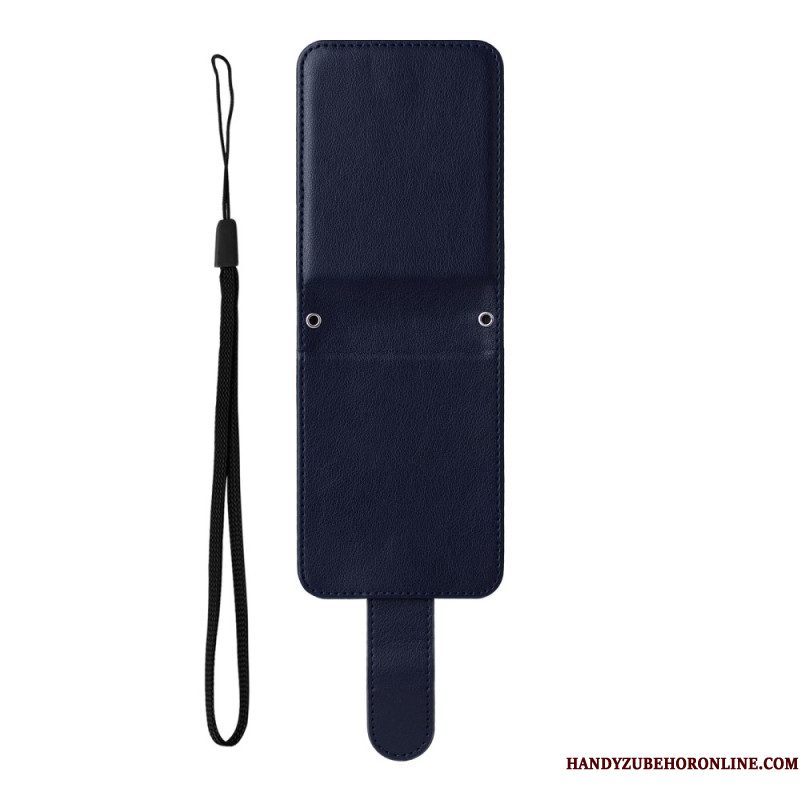 Hoesje Samsung Galaxy Z Flip 7 Fe Kaarthouder Met Leerlook