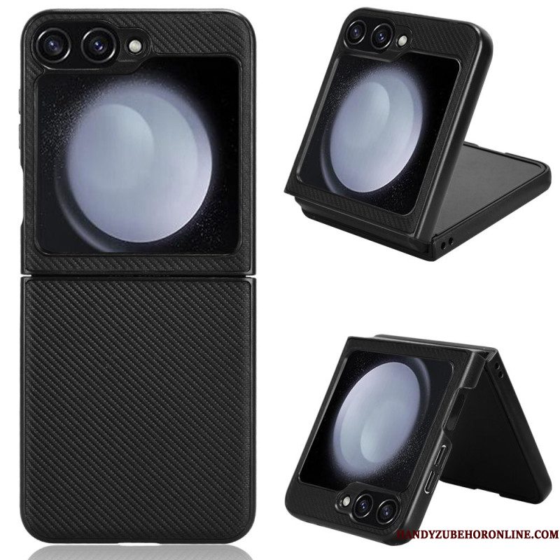 Hoesje Samsung Galaxy Z Flip 7 Fe Koolstofvezeltextuur