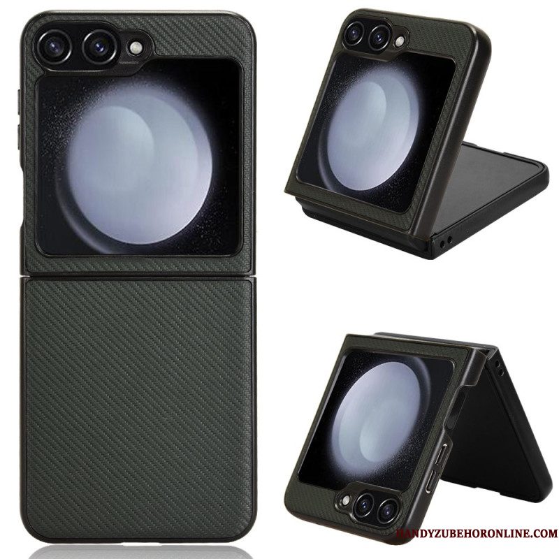 Hoesje Samsung Galaxy Z Flip 7 Fe Koolstofvezeltextuur