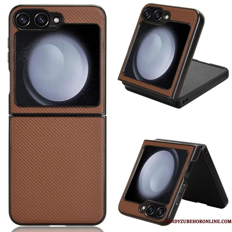 Hoesje Samsung Galaxy Z Flip 7 Fe Koolstofvezeltextuur