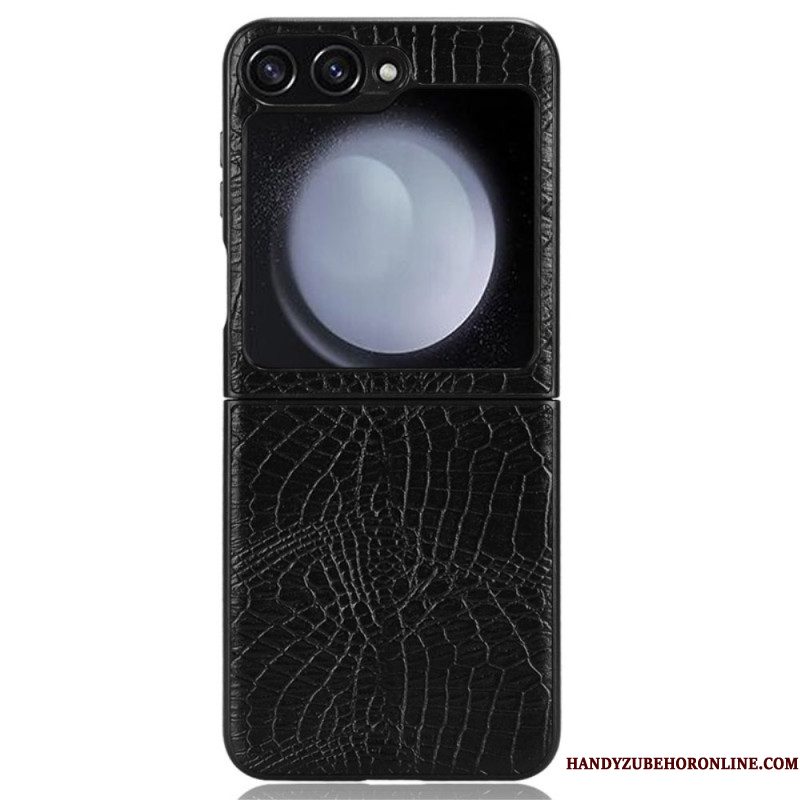 Hoesje Samsung Galaxy Z Flip 7 Fe Krokodillenleerstructuur