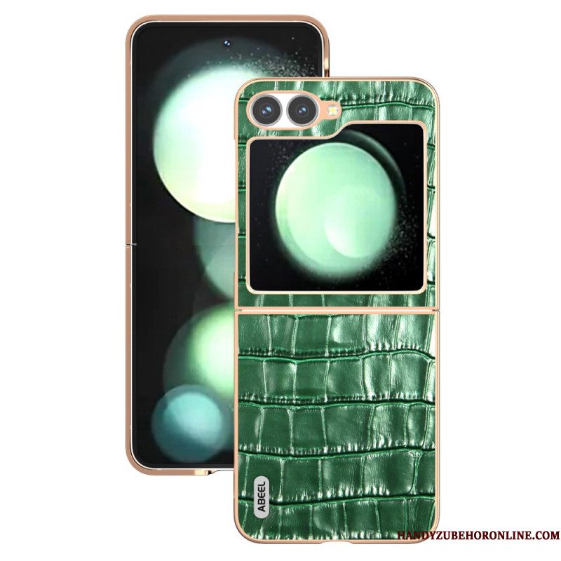 Hoesje Samsung Galaxy Z Flip 7 Fe Krokodillenstijl