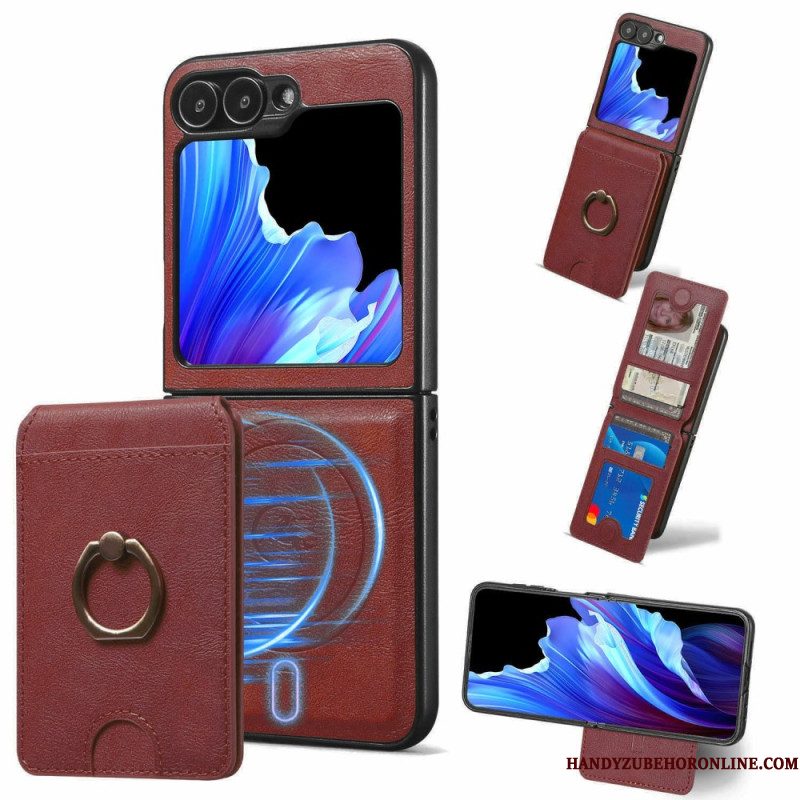 Hoesje Samsung Galaxy Z Flip 7 Fe Magnetisch Met Afneembare Kaarthouder