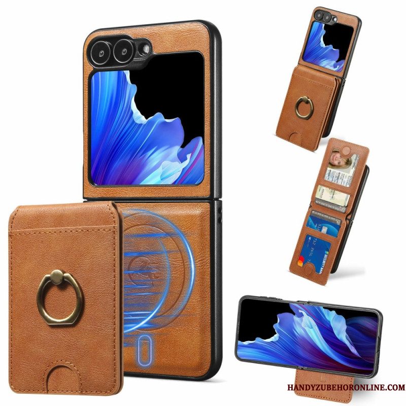 Hoesje Samsung Galaxy Z Flip 7 Fe Magnetisch Met Afneembare Kaarthouder