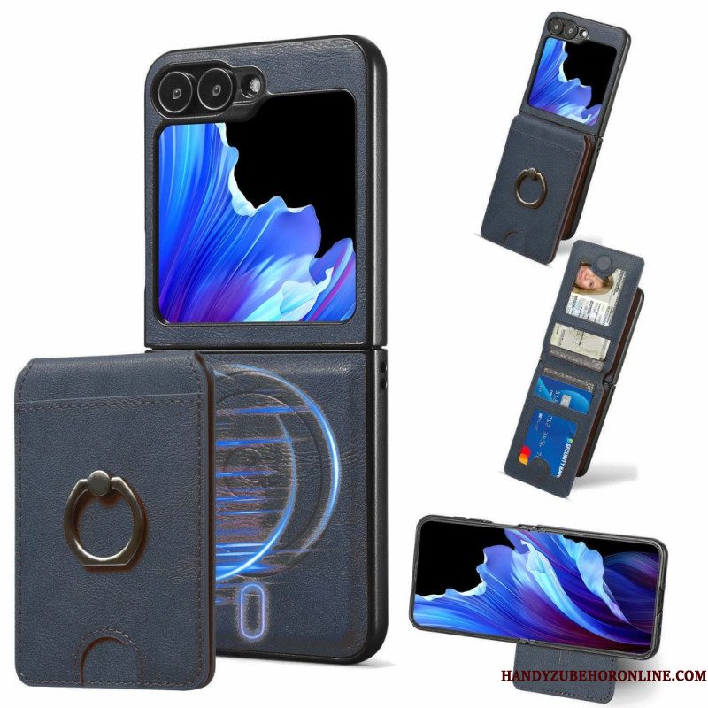 Hoesje Samsung Galaxy Z Flip 7 Fe Magnetisch Met Afneembare Kaarthouder