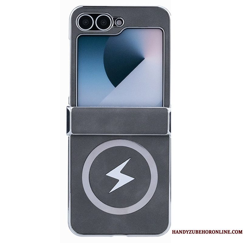 Hoesje Samsung Galaxy Z Flip 7 Fe Magsafe-compatibel Lederlook Bescherming Hoesje
