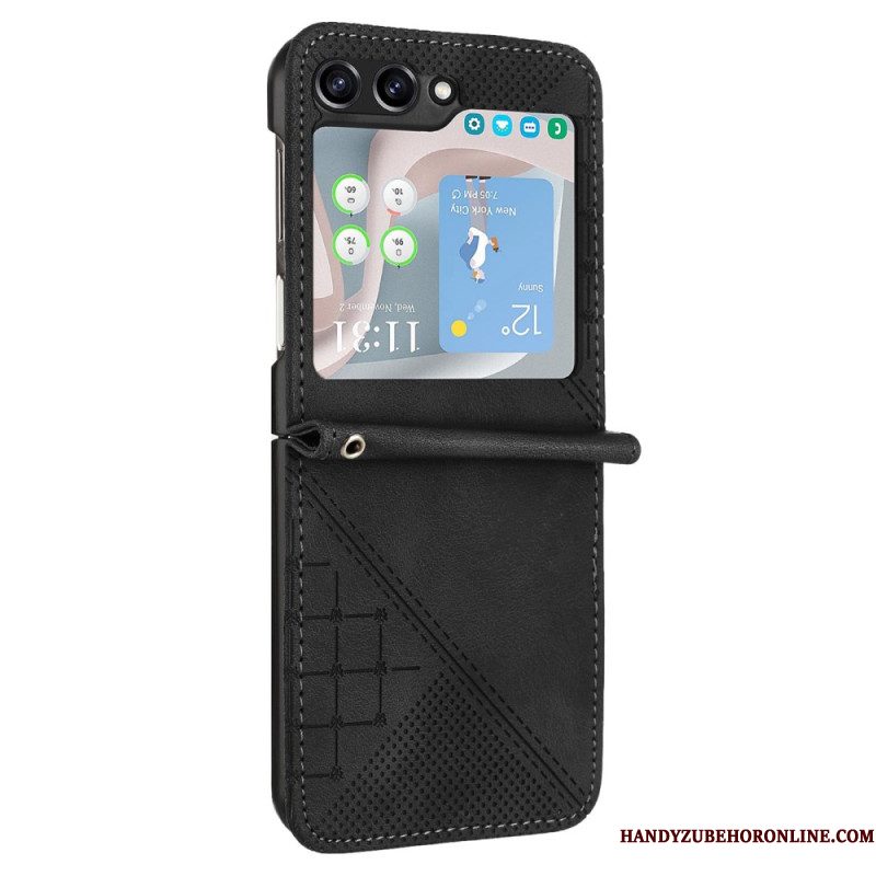 Hoesje Samsung Galaxy Z Flip 7 Fe Portemonnee Met Patroon Bescherming Hoesje