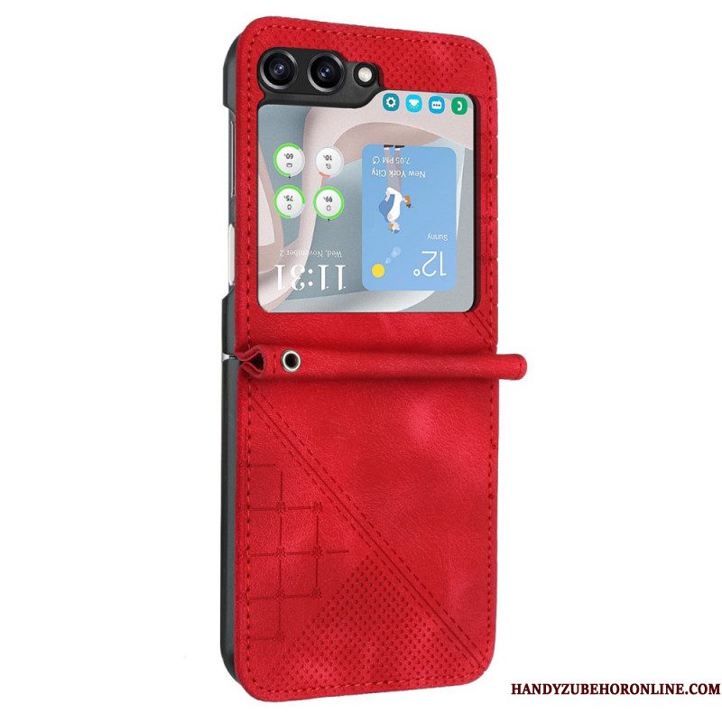 Hoesje Samsung Galaxy Z Flip 7 Fe Portemonnee Met Patroon Bescherming Hoesje