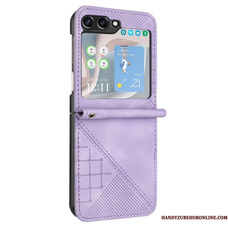 Hoesje Samsung Galaxy Z Flip 7 Fe Portemonnee Met Patroon Bescherming Hoesje
