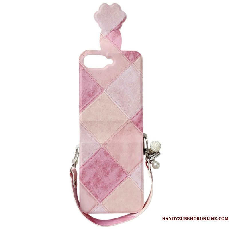 Hoesje Samsung Galaxy Z Flip 7 Fe Retro Met Kattenpootsluiting