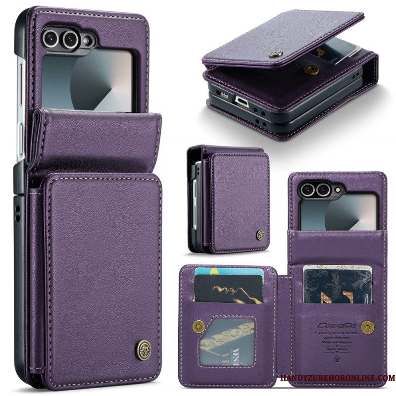 Hoesje Samsung Galaxy Z Flip 7 Fe Rfid-bescherming 5 Kaartsleuven