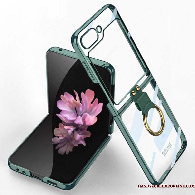 Hoesje Samsung Galaxy Z Flip 7 Fe Ringhouder En Schermbeschermer Bescherming Hoesje