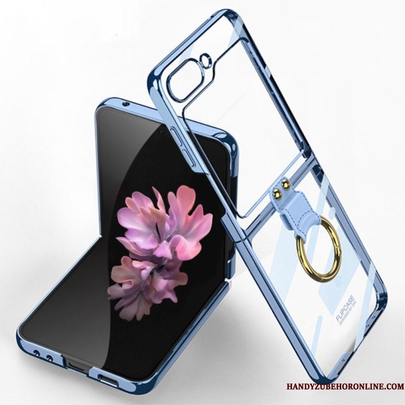 Hoesje Samsung Galaxy Z Flip 7 Fe Ringhouder En Schermbeschermer Bescherming Hoesje