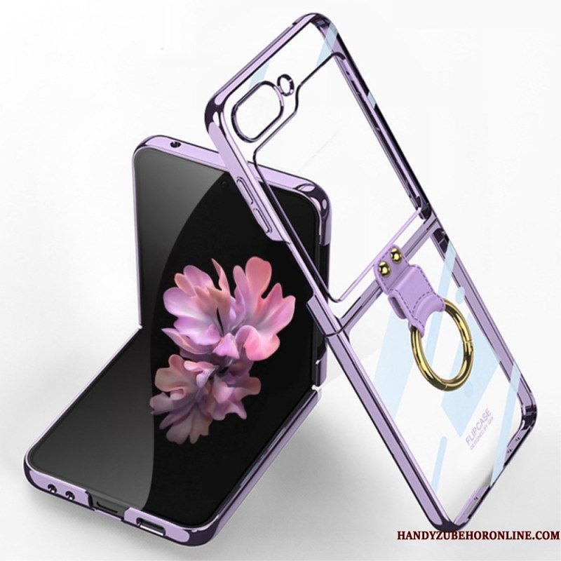 Hoesje Samsung Galaxy Z Flip 7 Fe Ringhouder En Schermbeschermer Bescherming Hoesje