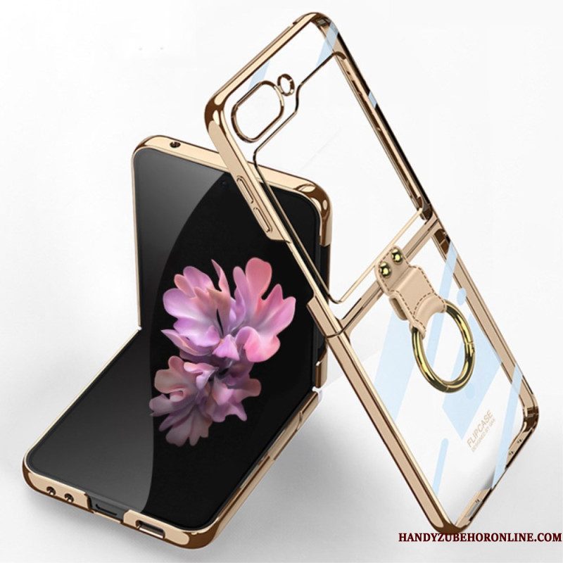 Hoesje Samsung Galaxy Z Flip 7 Fe Ringhouder En Schermbeschermer Bescherming Hoesje